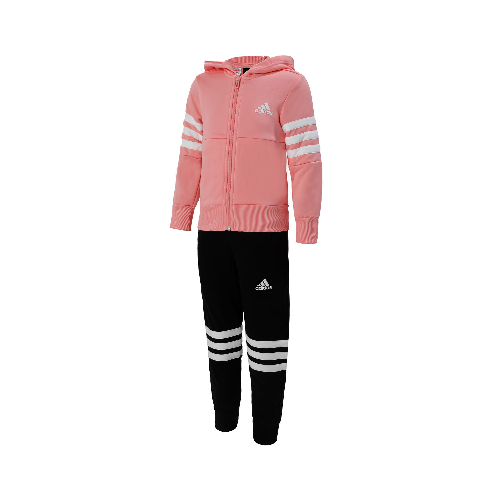 adidas Hooded Trainingsanzug Mädchen - Rosa, Schwarz ...