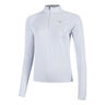 Velocity Cloudspun 1/4 Zip Laufshirt Damen-Blau