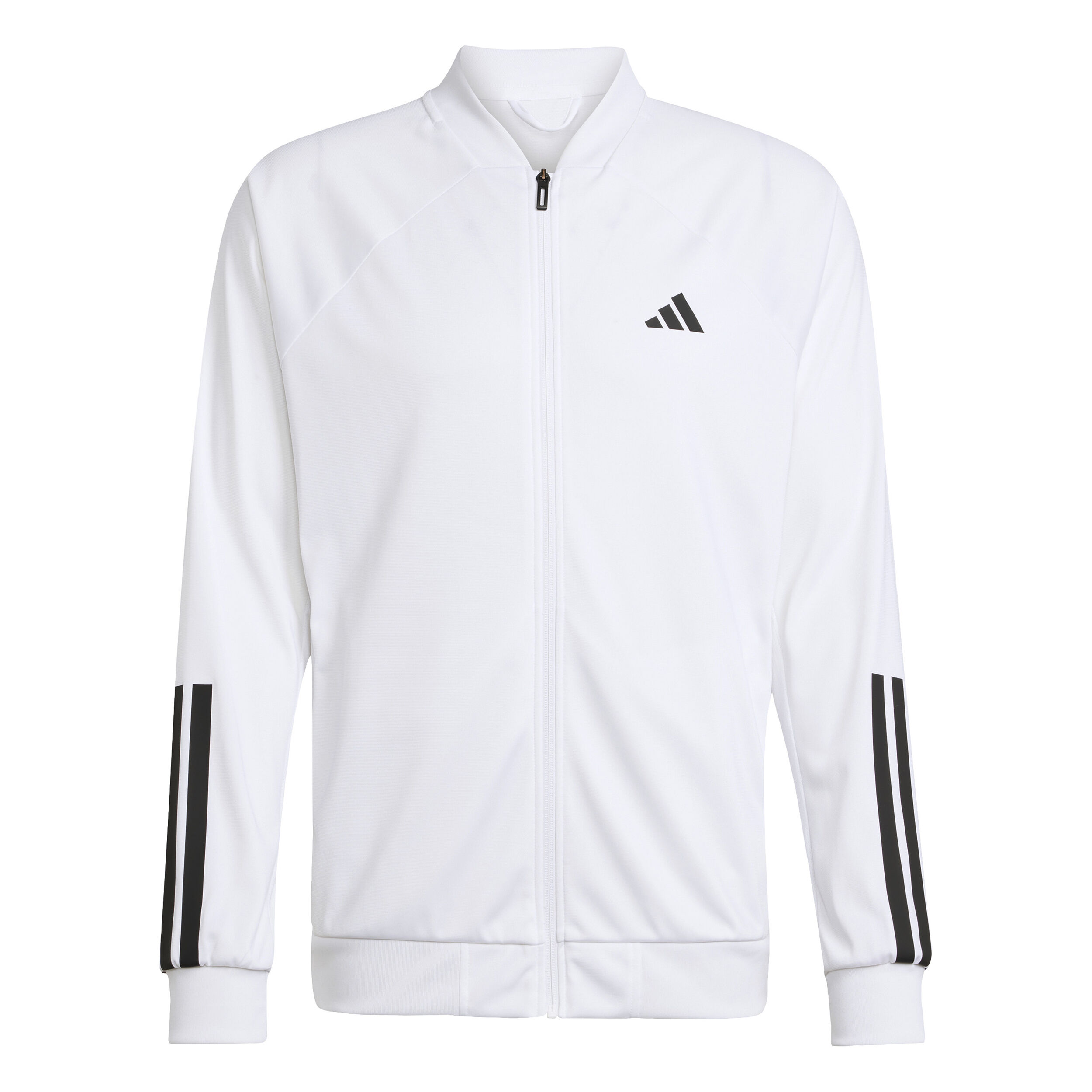 3 Stripes Knit Trainingsjacke Herren WeiB Schwarz