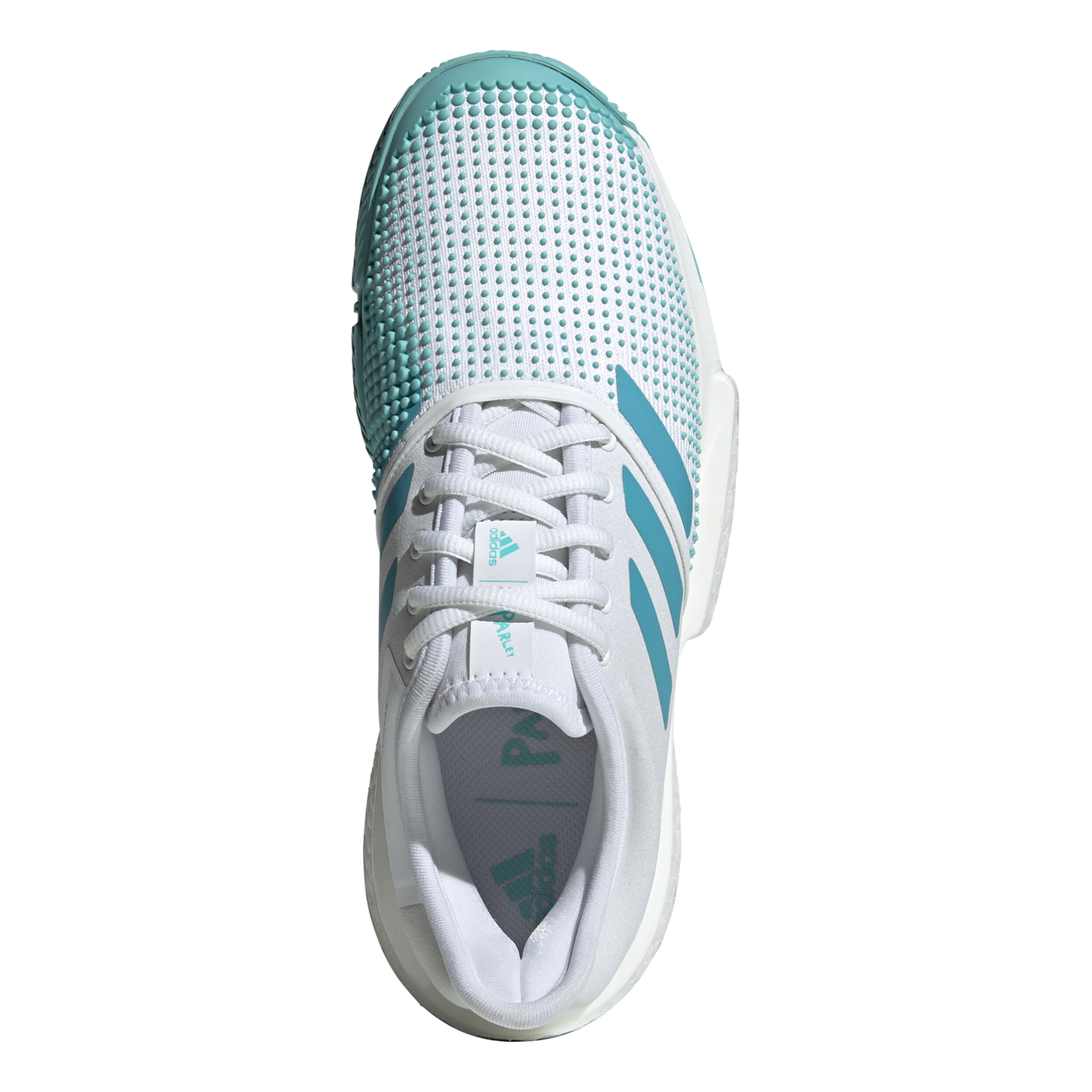 SoleCourt Boost X Parley Allcourtschuh Damen Creme Hellblau