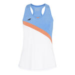 Babolat Bekleidung Babolat Play Tank-Top Damen-Wei&szlig;,Hellblau