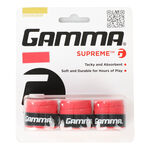 Gamma Overgrips Gamma Supreme 3er Pack-Rot