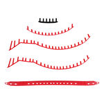 Yonex Schl&auml;gerzubeh&ouml;r Yonex VCORE 98/98L Scarlet &Ouml;senbandset-Schwarz