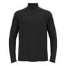 Essential 1/2 Zip Laufshirt Herren-schwarz