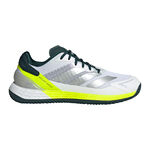 adidas Tennisschuhe adidas Defiant Speed 2 Sandplatzschuh Herren-Weiß,Neongelb