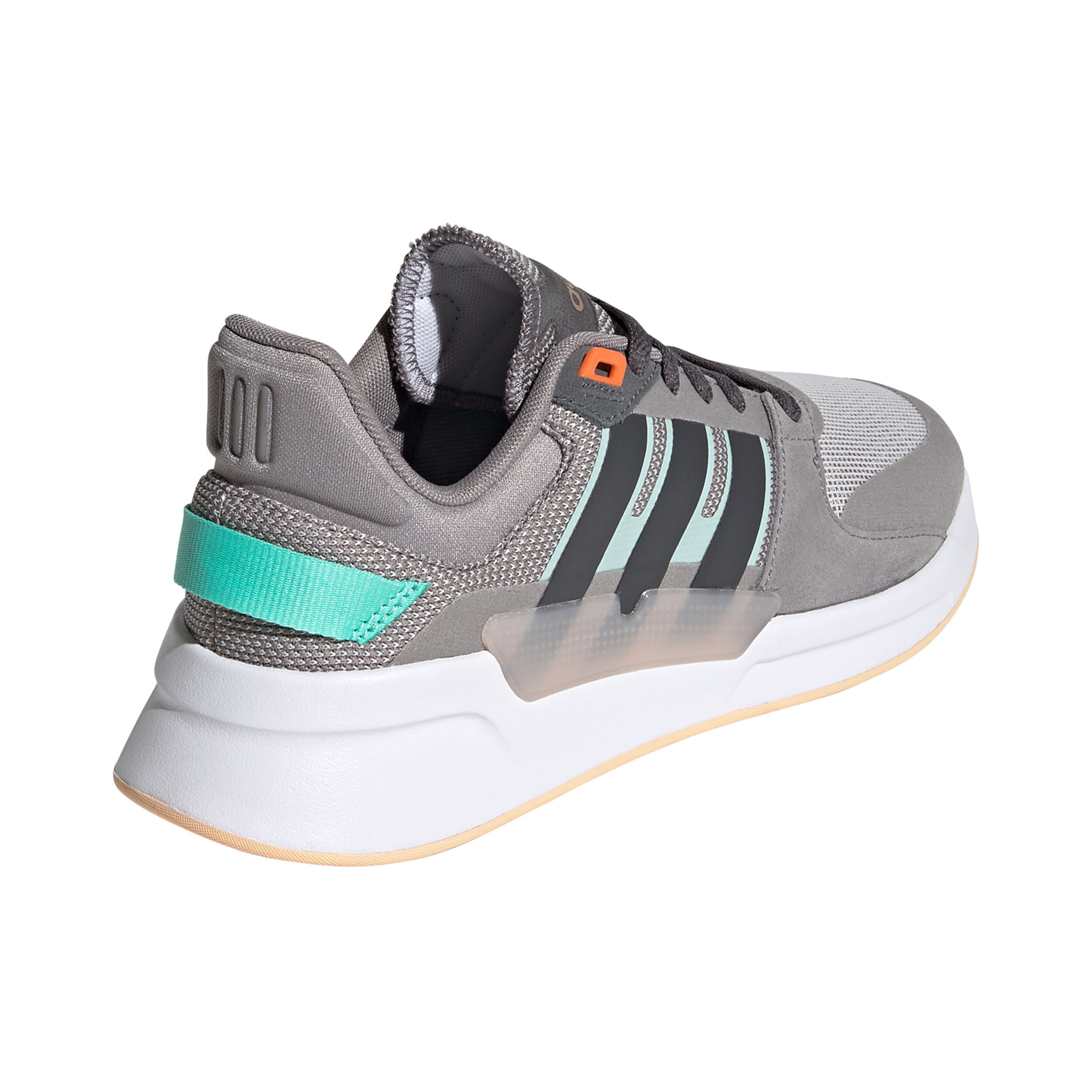 Run 90s Sneaker Damen Dunkelgrau Schwarz