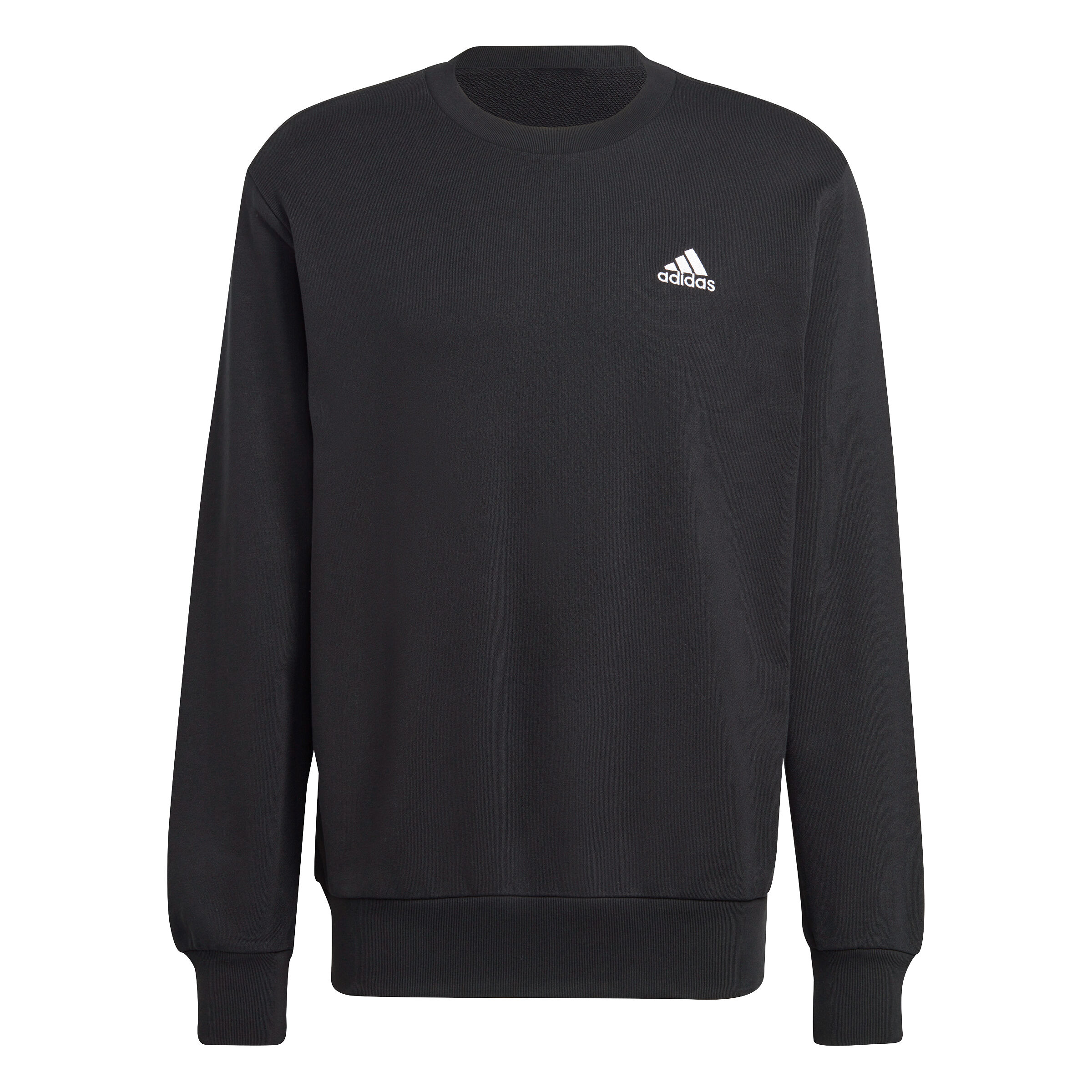 Essentials French Terry Embroidered Small Logo Sweatshirt Herren Schwarz