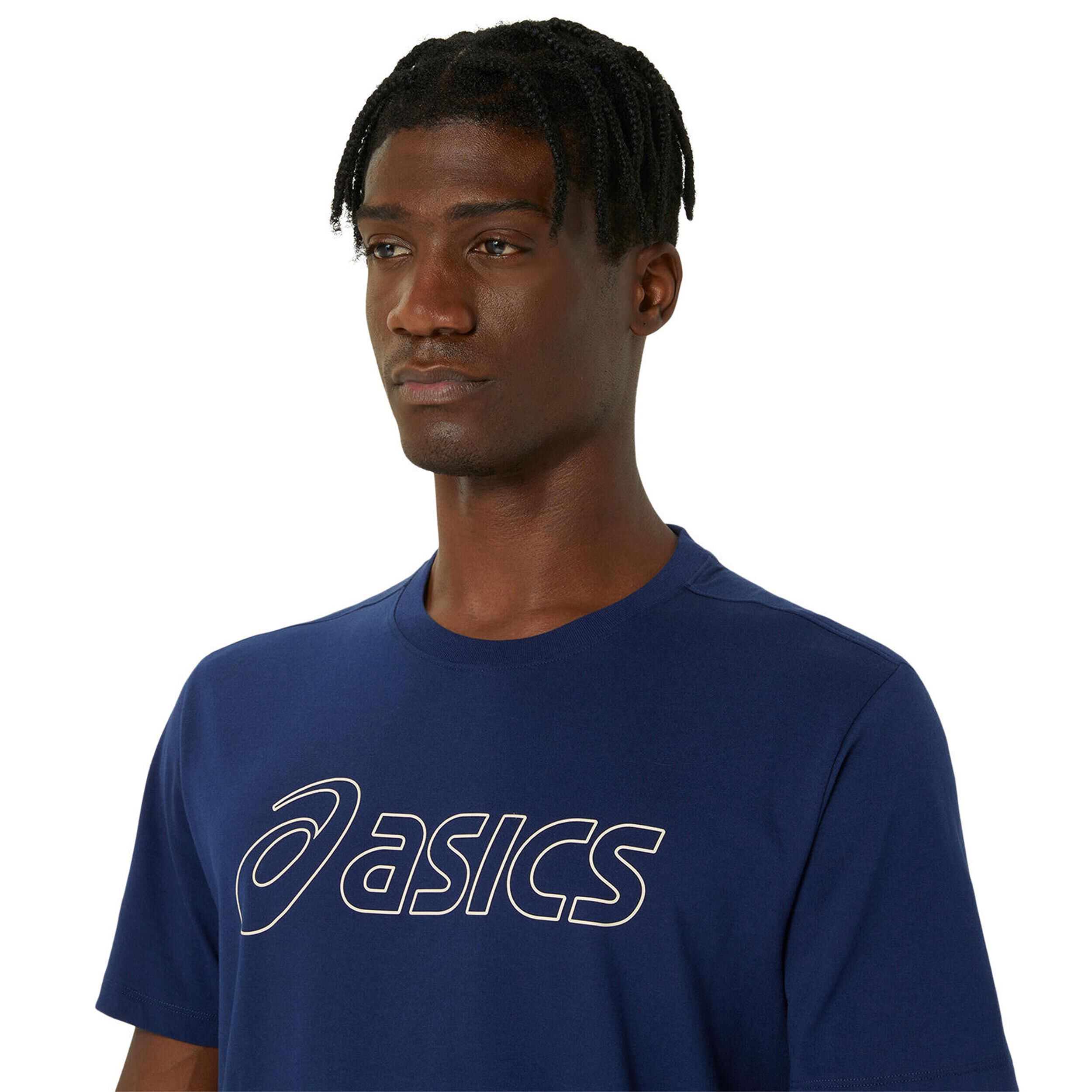 Logo T Shirt Herren Dunkelblau