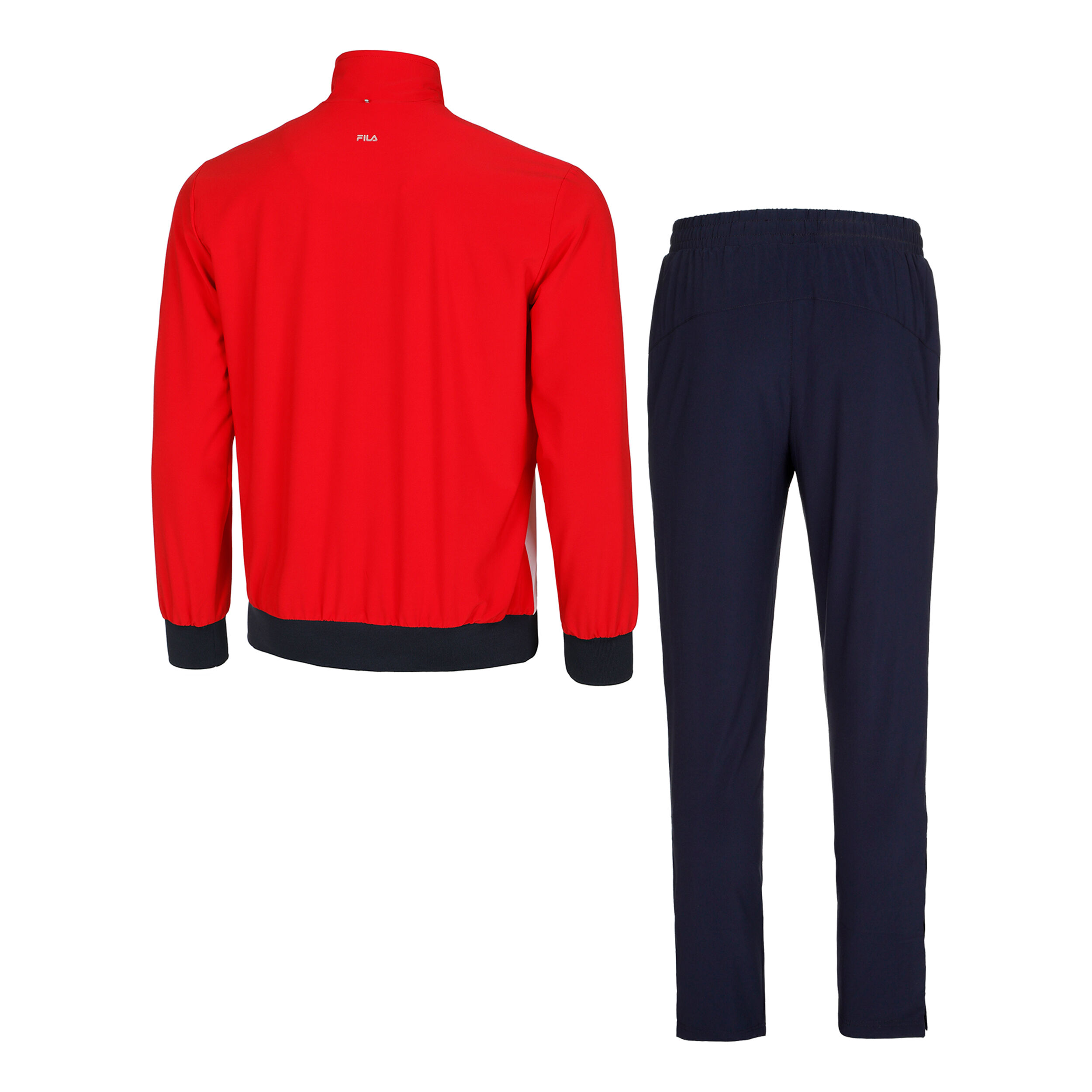 Max Trainingsanzug Herren WeiB Rot