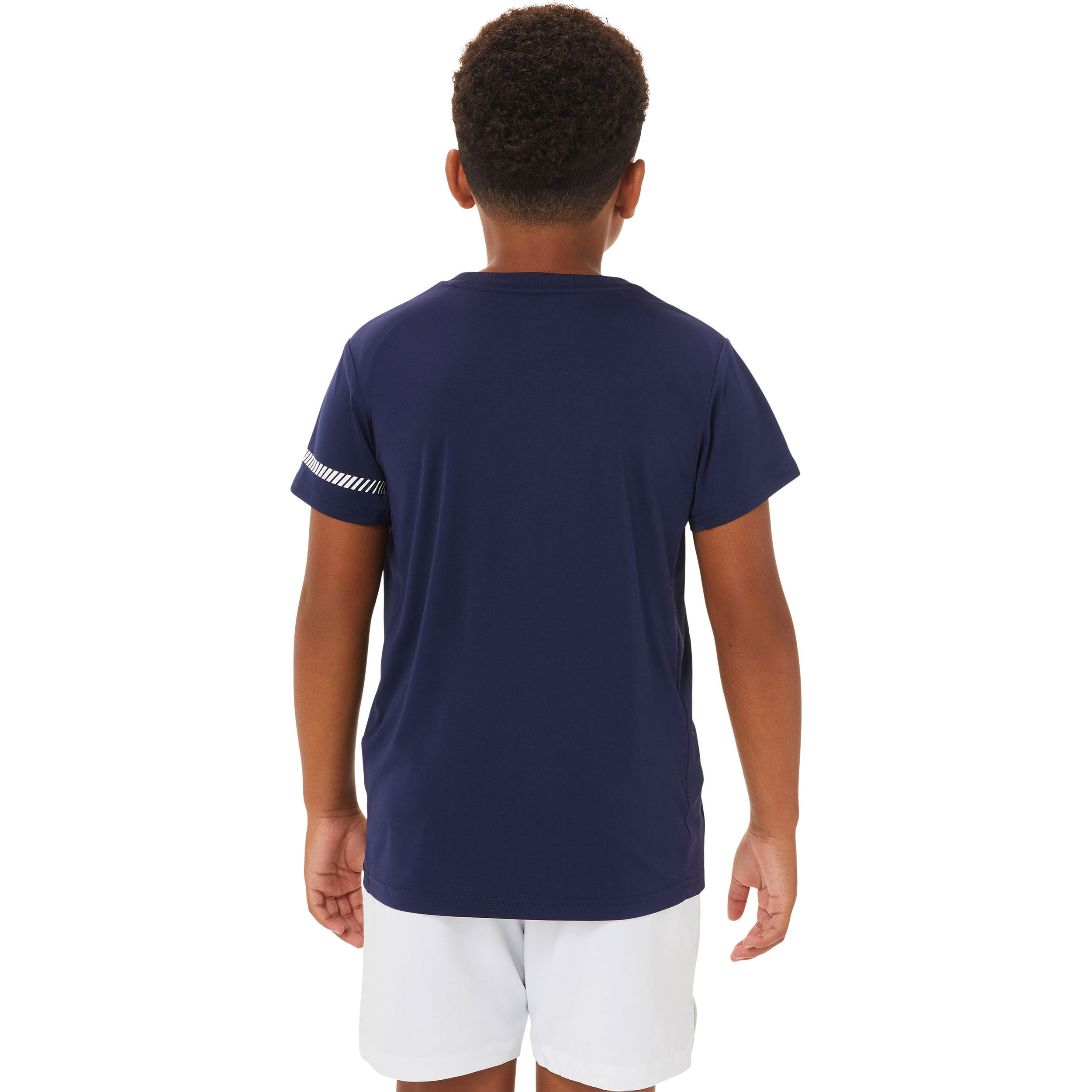 Asics t shirt junior bleu clearance