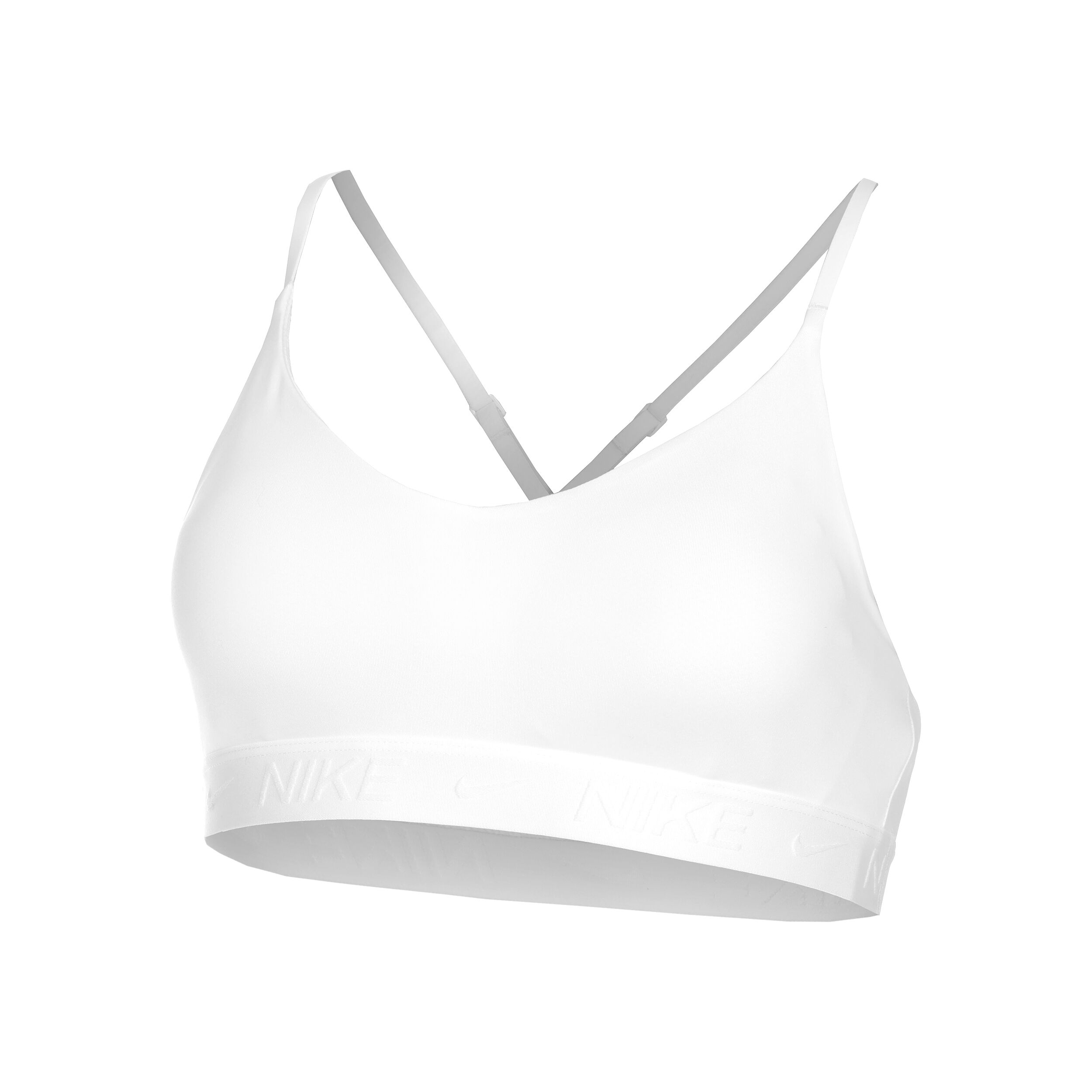 Dri Fit Indy Padded Sport BH Damen WeiB