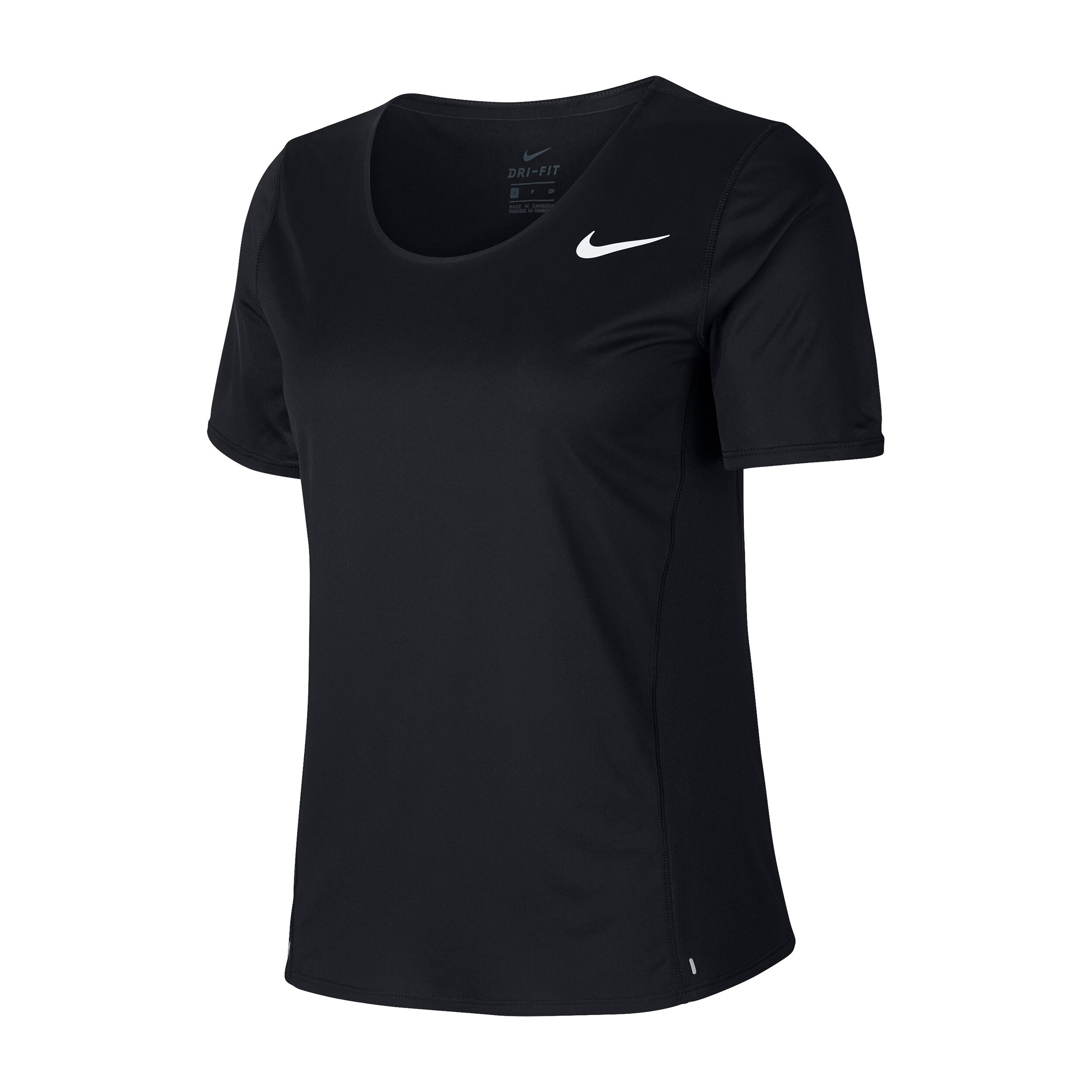 Nike City Sleek T Shirt Damen Schwarz Silber online kaufen Tennis Point DE