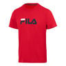   Logo T-Shirt - rot, schwarz