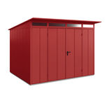 Hörmann Gerätehaus Hörmann Set Berry Modern-P,Typ 3 Gerätehaus-Rot