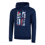 BIDI BADU Bekleidung BIDI BADU New York 2024 Logo Chill Hoody Herren-Dunkelblau,Mehrfarbig
