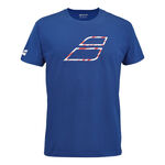 Babolat Bekleidung Babolat Exercise Big Flag T-Shirt Herren - blau, 