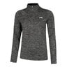 Tech Half-Zip Twist Longsleeve Damen-Schwarz