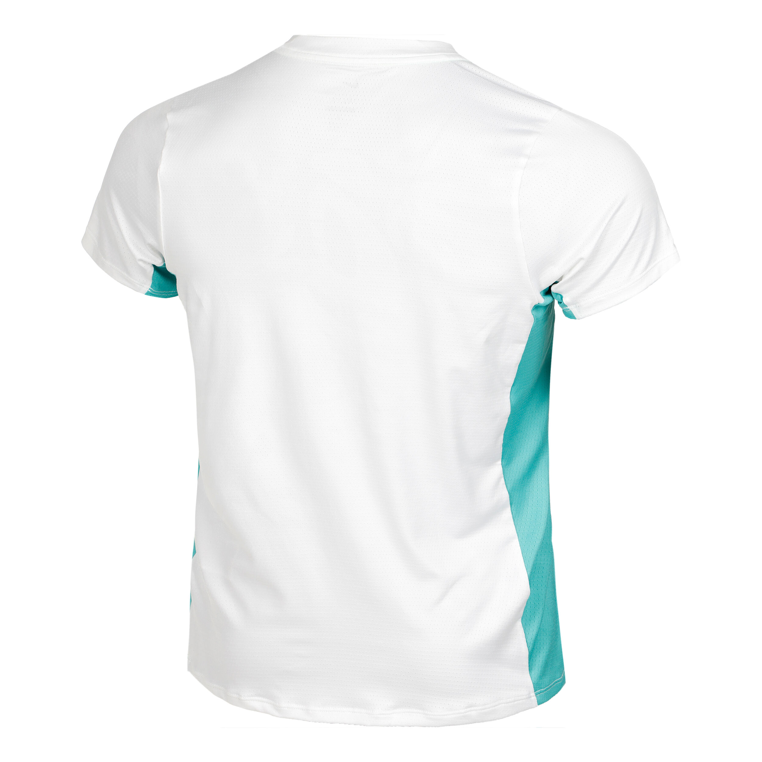 Dri Fit Court Printed T Shirt Herren WeiB Turkis