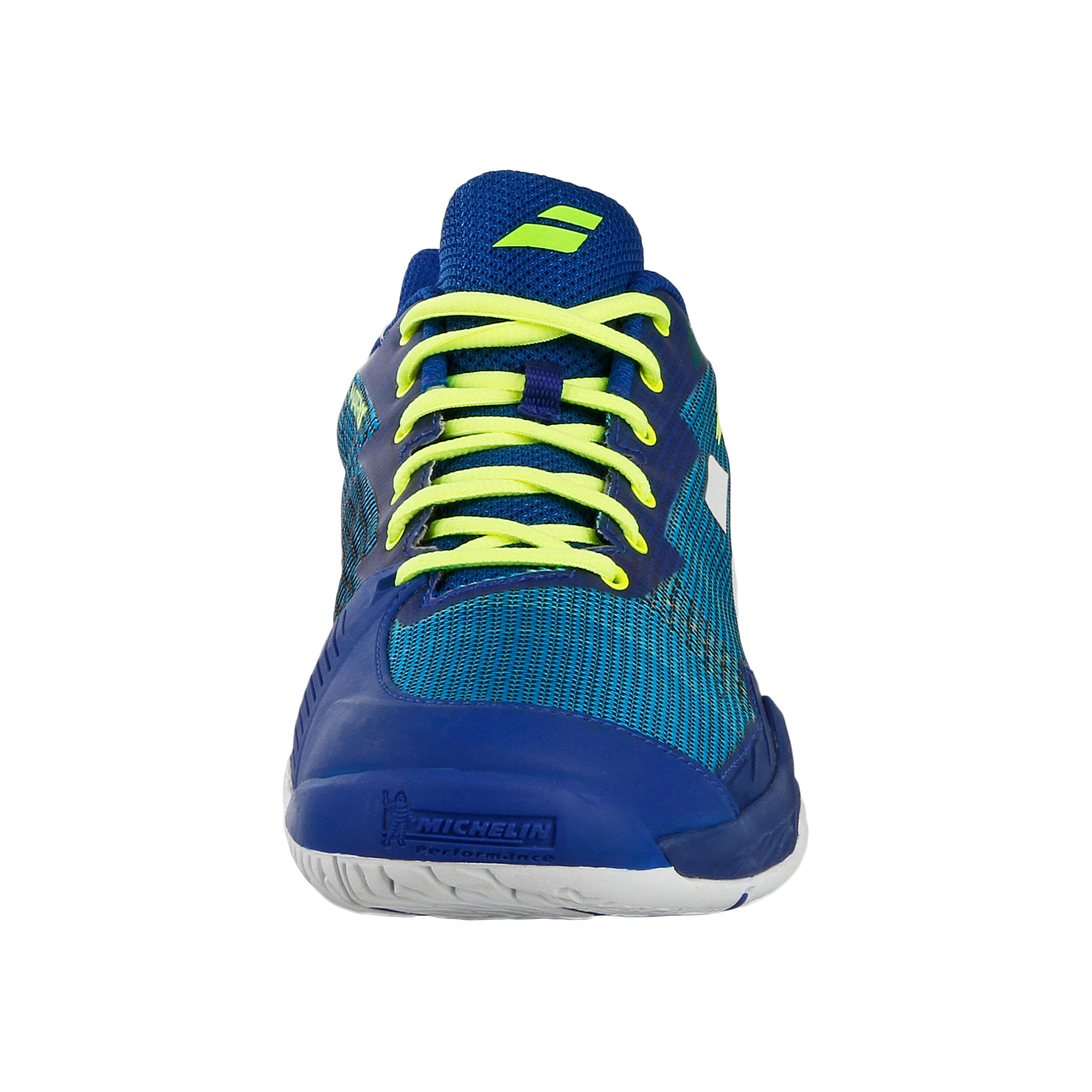 Jet Mach I Allcourtschuh Herren Blau Zitronengelb