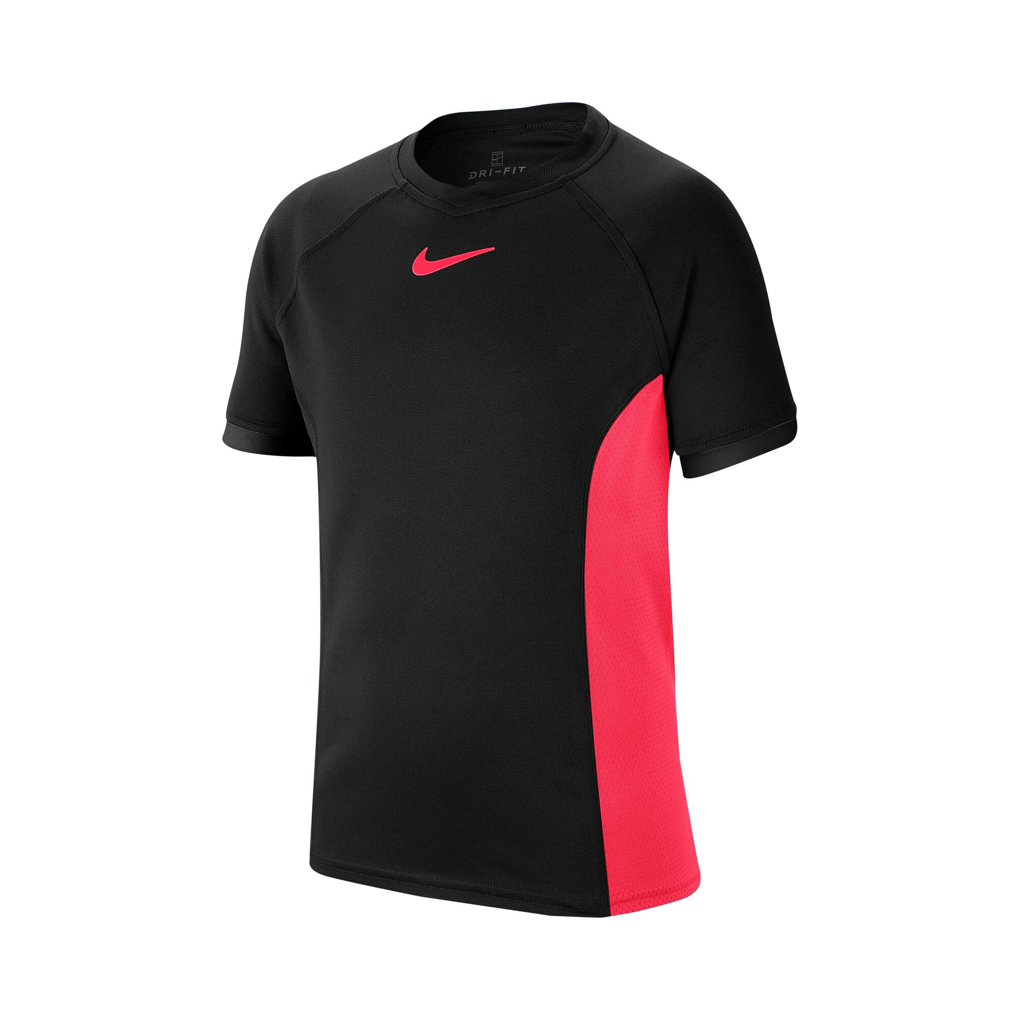 Nike Court Dri Fit T Shirt Jungen Schwarz Rot online kaufen Tennis