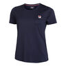 Leonie T-Shirt Damen-Dunkelblau,Weiß
