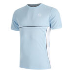Sergio Tacchini Bekleidung Sergio Tacchini Deriva T-Shirt Herren - hellblau, weiß