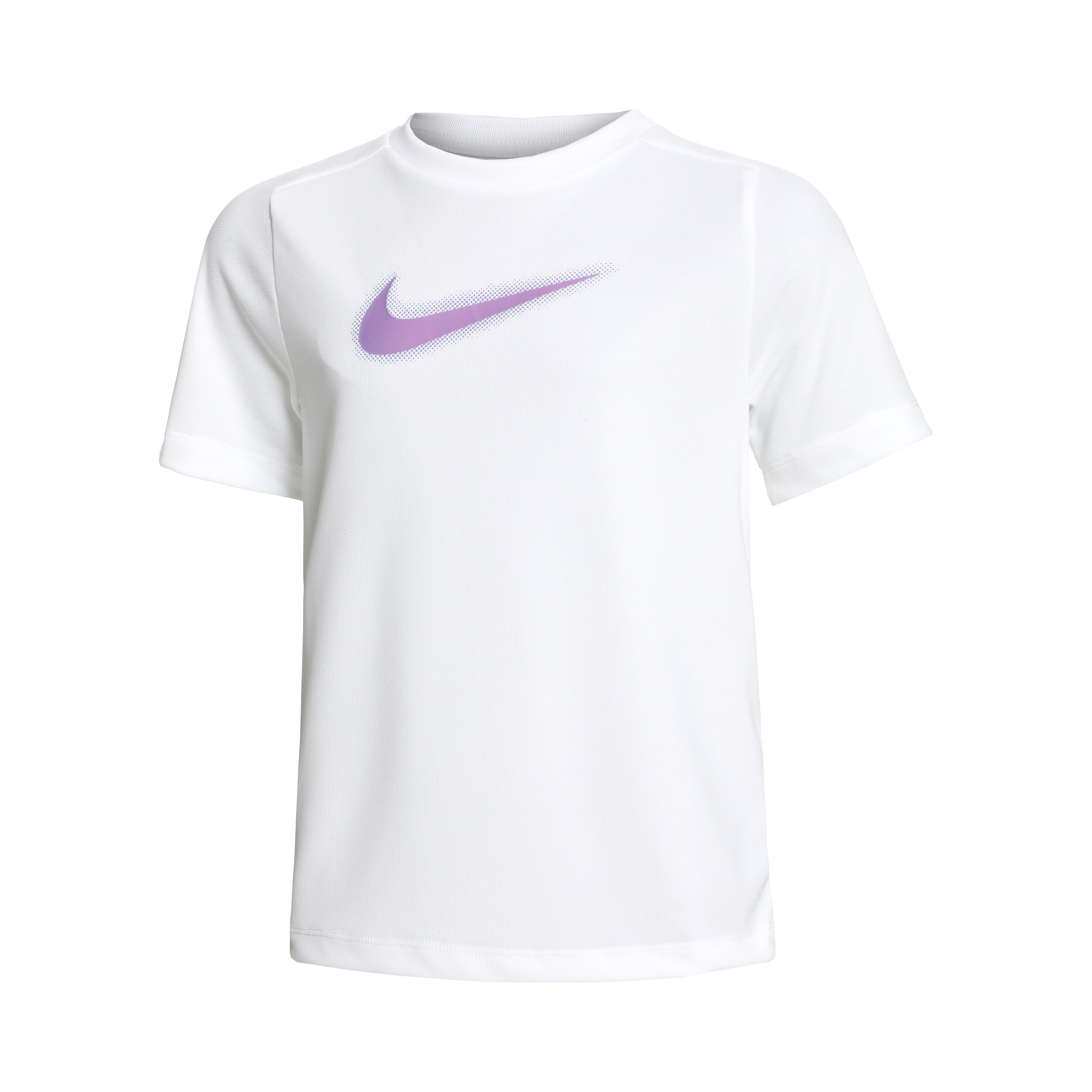 Dri Fit Graphic T Shirt Jungen WeiB Flieder