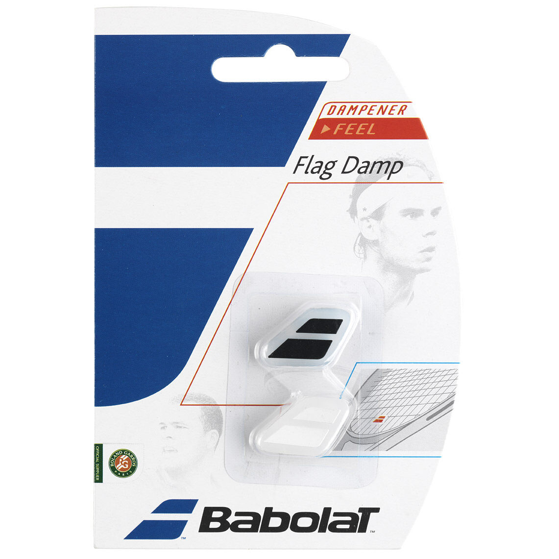 Babolat Flag Dämpfer 2er Pack schwarz/weiß 