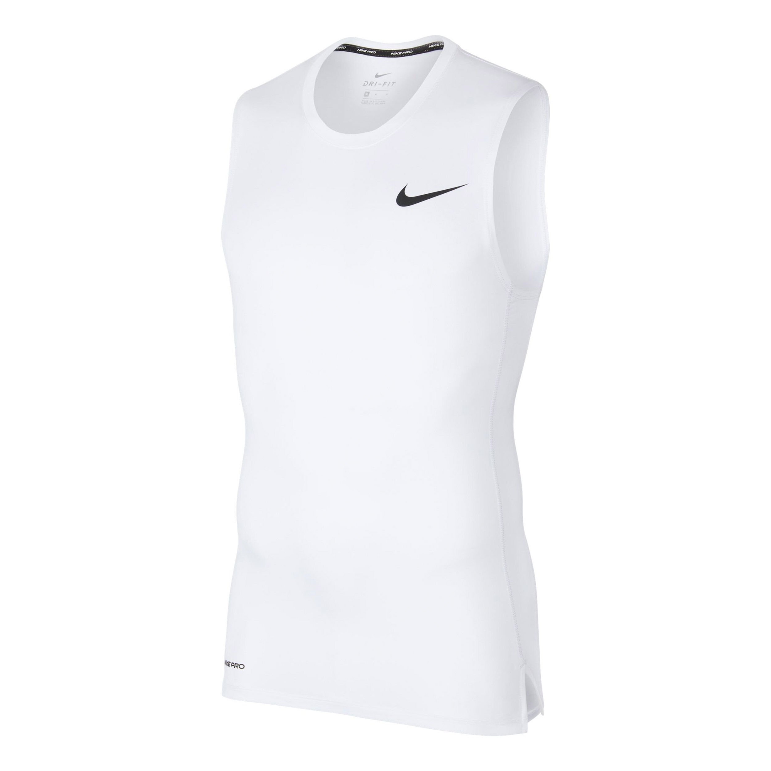 Nike Pro Tank Top Herren Weiß, Schwarz Nike Pro Tank Top Herren Weiß, Schwarz