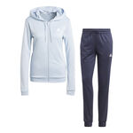 adidas Bekleidung adidas 3Stripes Training Trainingsanzug Damen - hellblau, dunkelblau