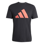 adidas Bekleidung adidas Essentials Feel Ready Logo T-Shirt Herren - schwarz, koralle