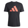 Essentials Feel Ready Logo T-Shirt Herren - schwarz, koralle