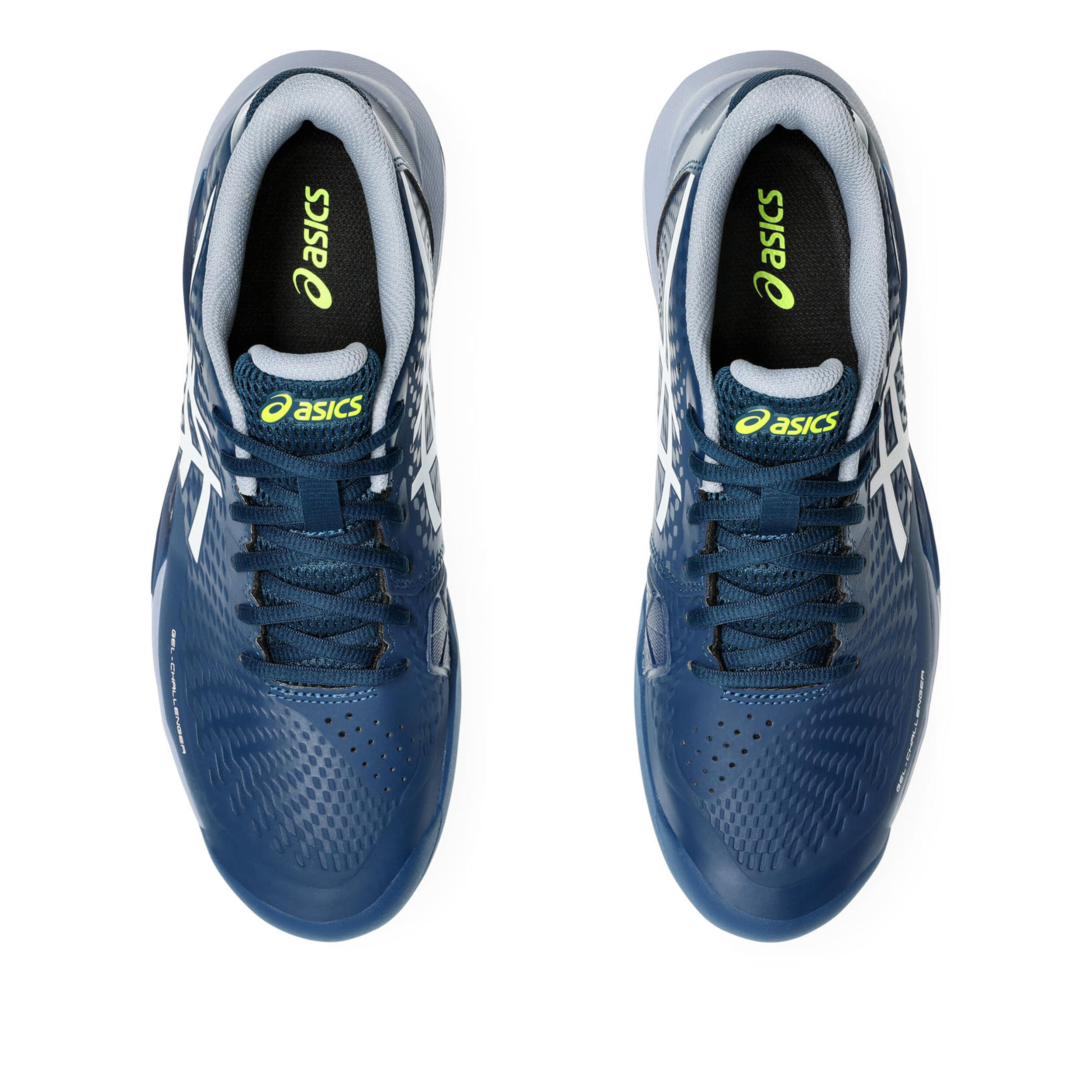 Gel Challenger 14 Indoor Teppichschuh Herren Blau WeiB