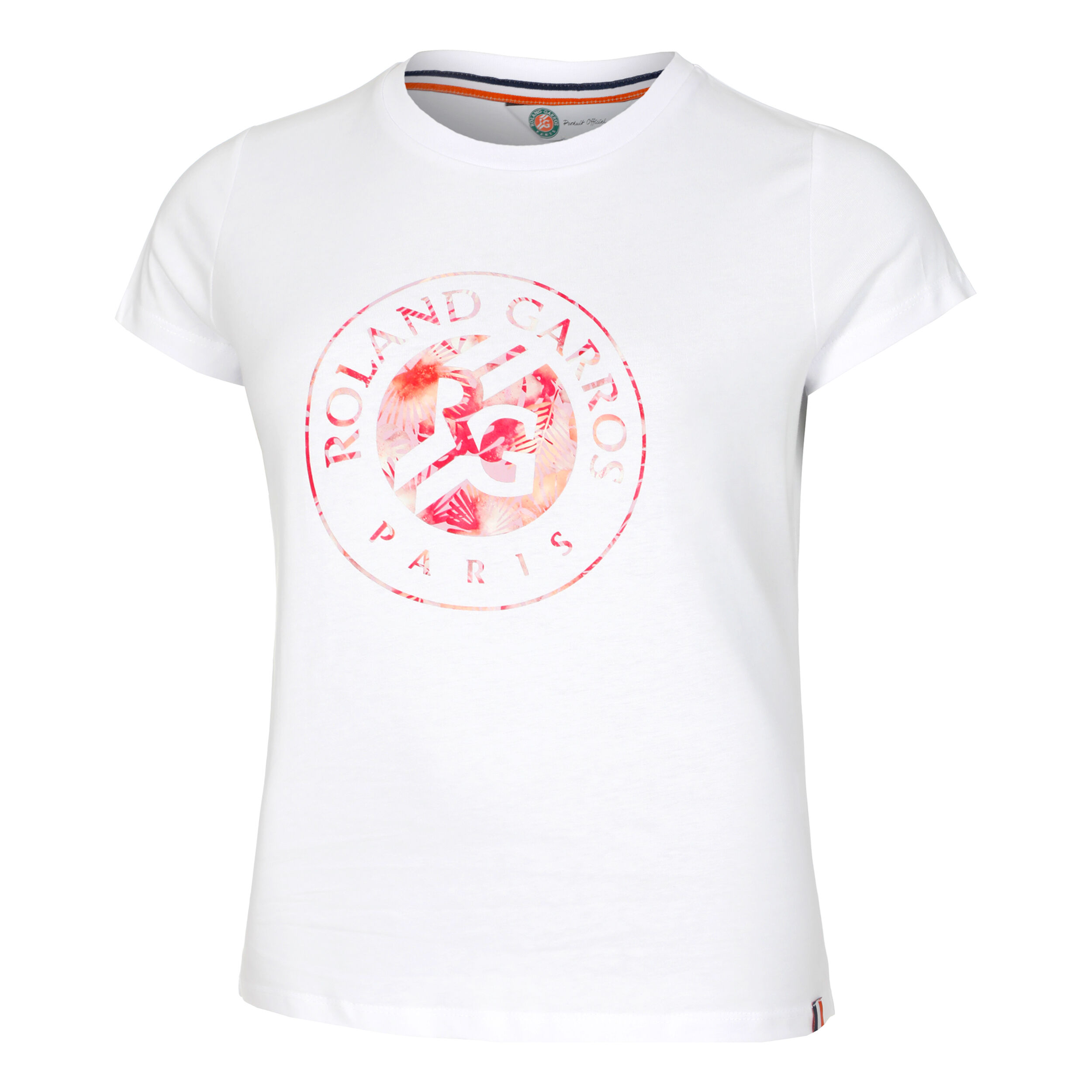 Big Logo T Shirt Damen Wei