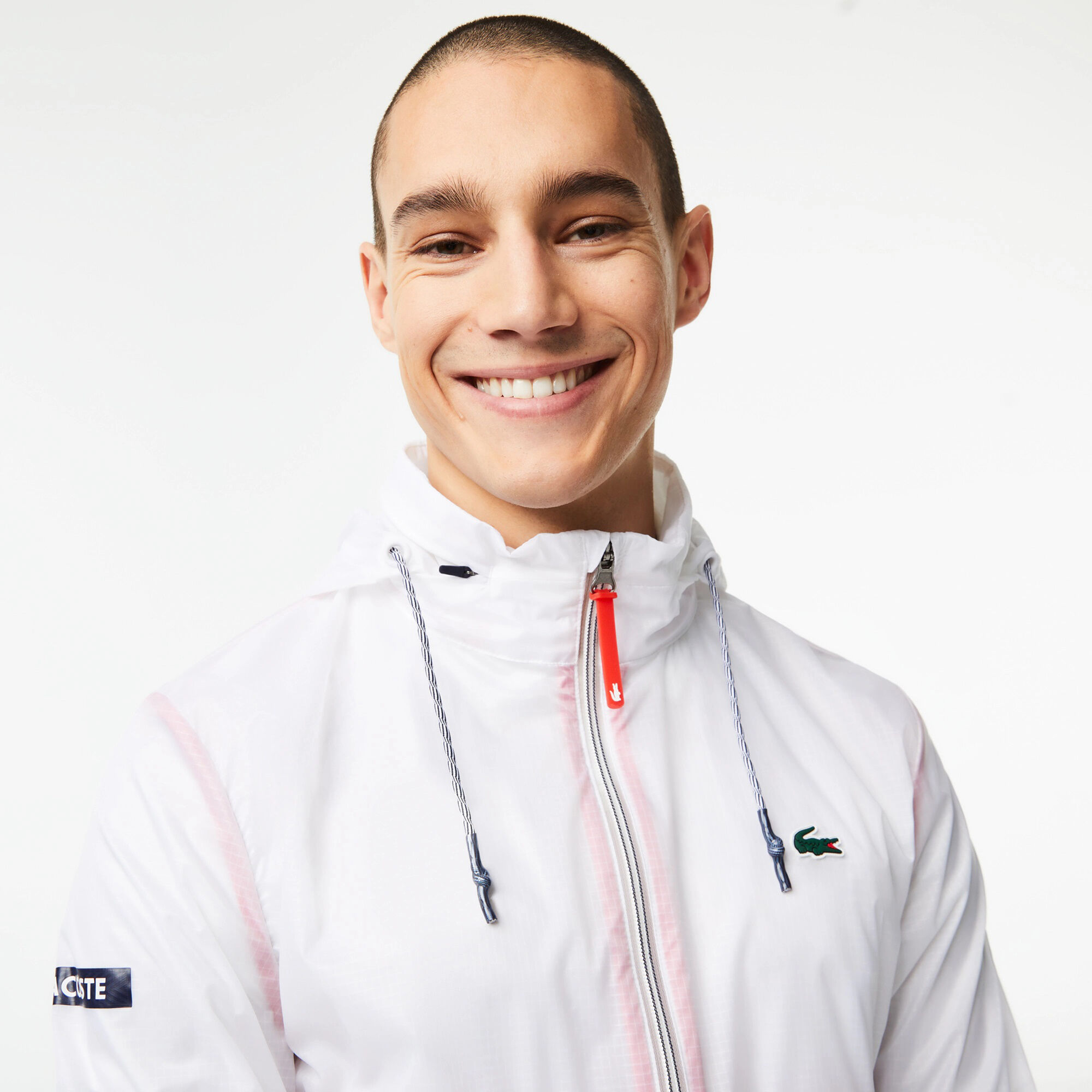 Point online Herren kaufen Tennis Lacoste | Trainingsjacke Weiß DE