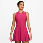 Nike Tennisbekleidung Nike Dri-FIT Victory Kleid Damen - berry, weiß