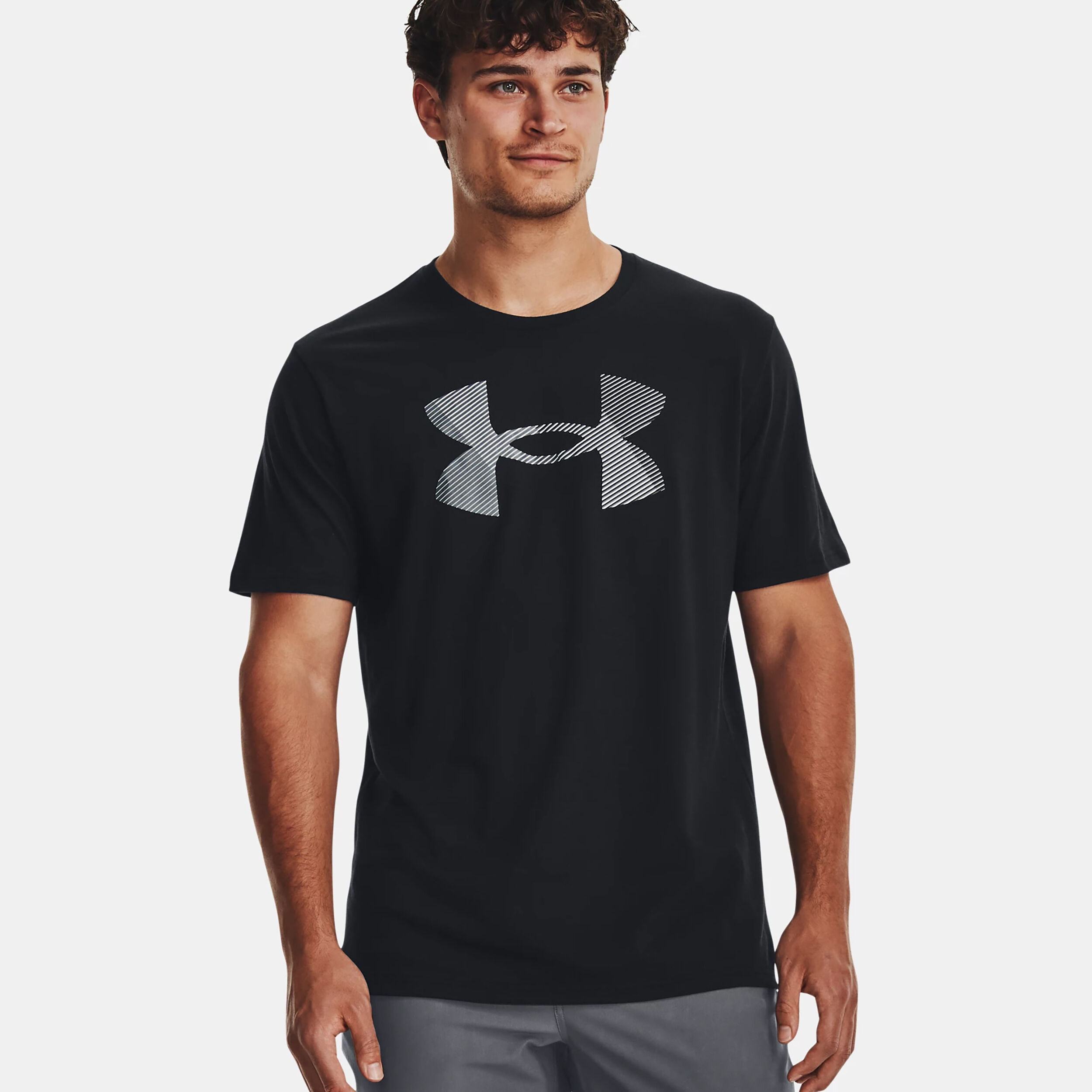 Big Logo Fill T Shirt Herren Schwarz