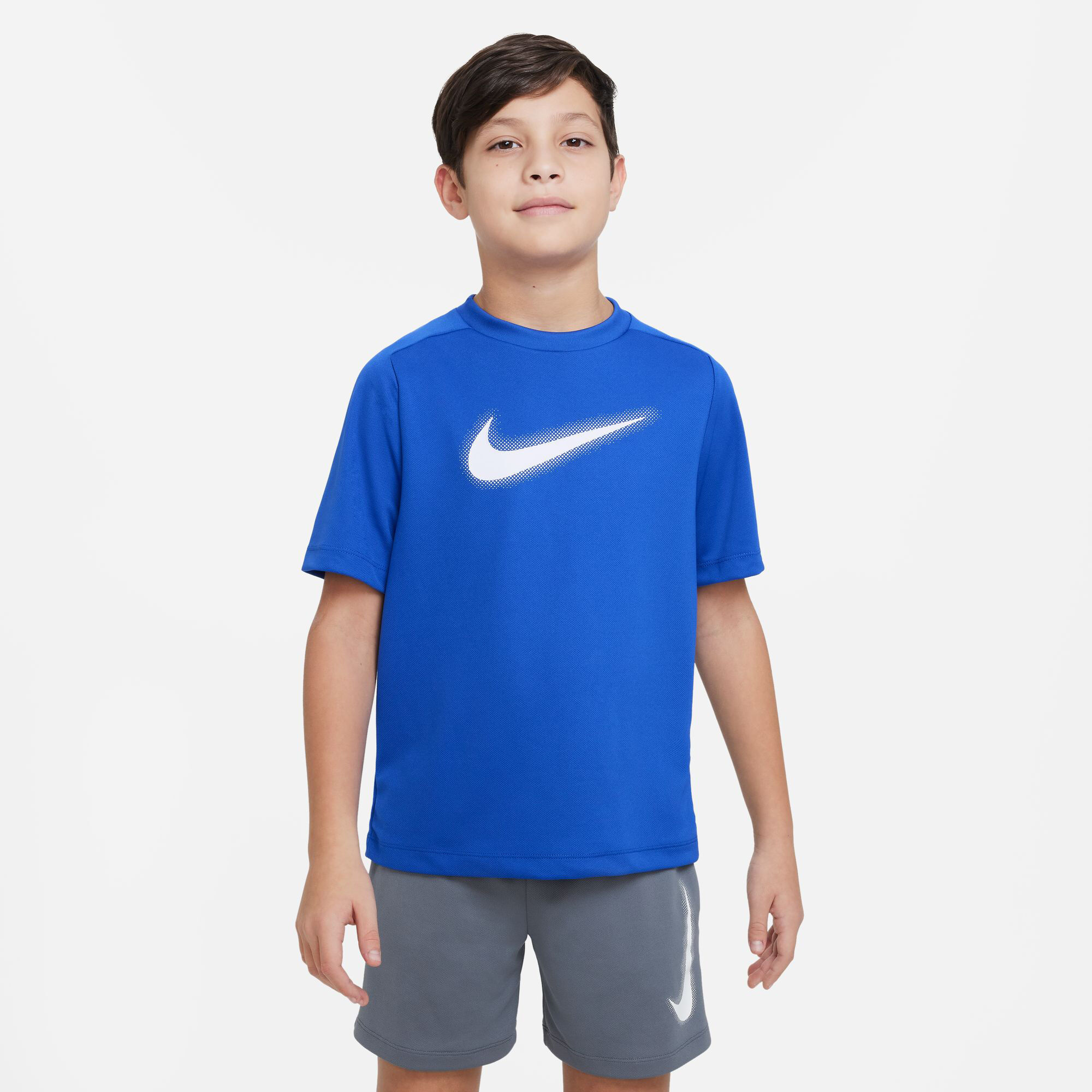 boys blue nike shirt