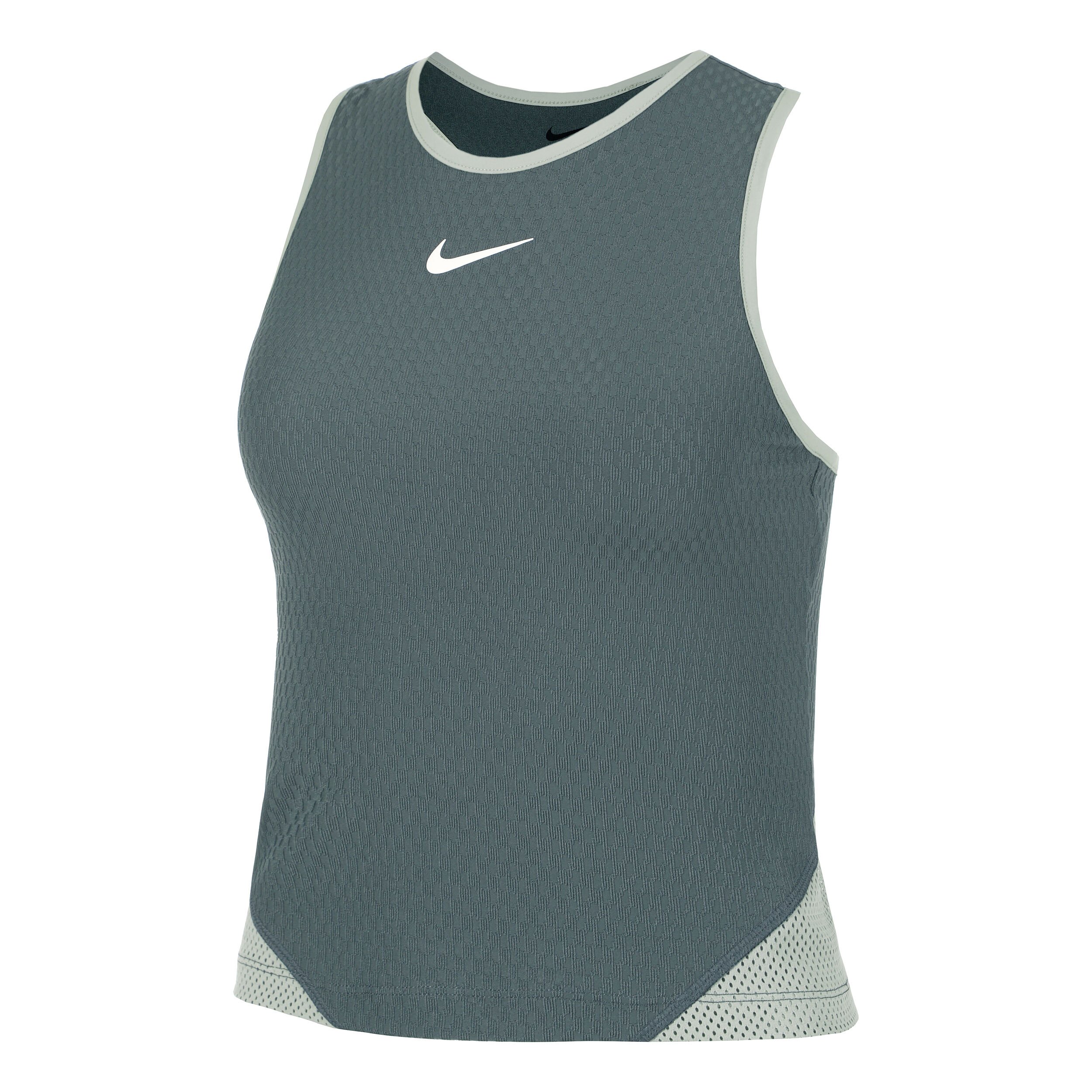 Nike Court タンクトップ Nike Dri-Fit Court Slam Tank-Top Damen-Dunkelgrün | Tennis-Point