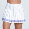 Breezy Love Smocked 14in Rock Damen-Weiß,Mehrfarbig