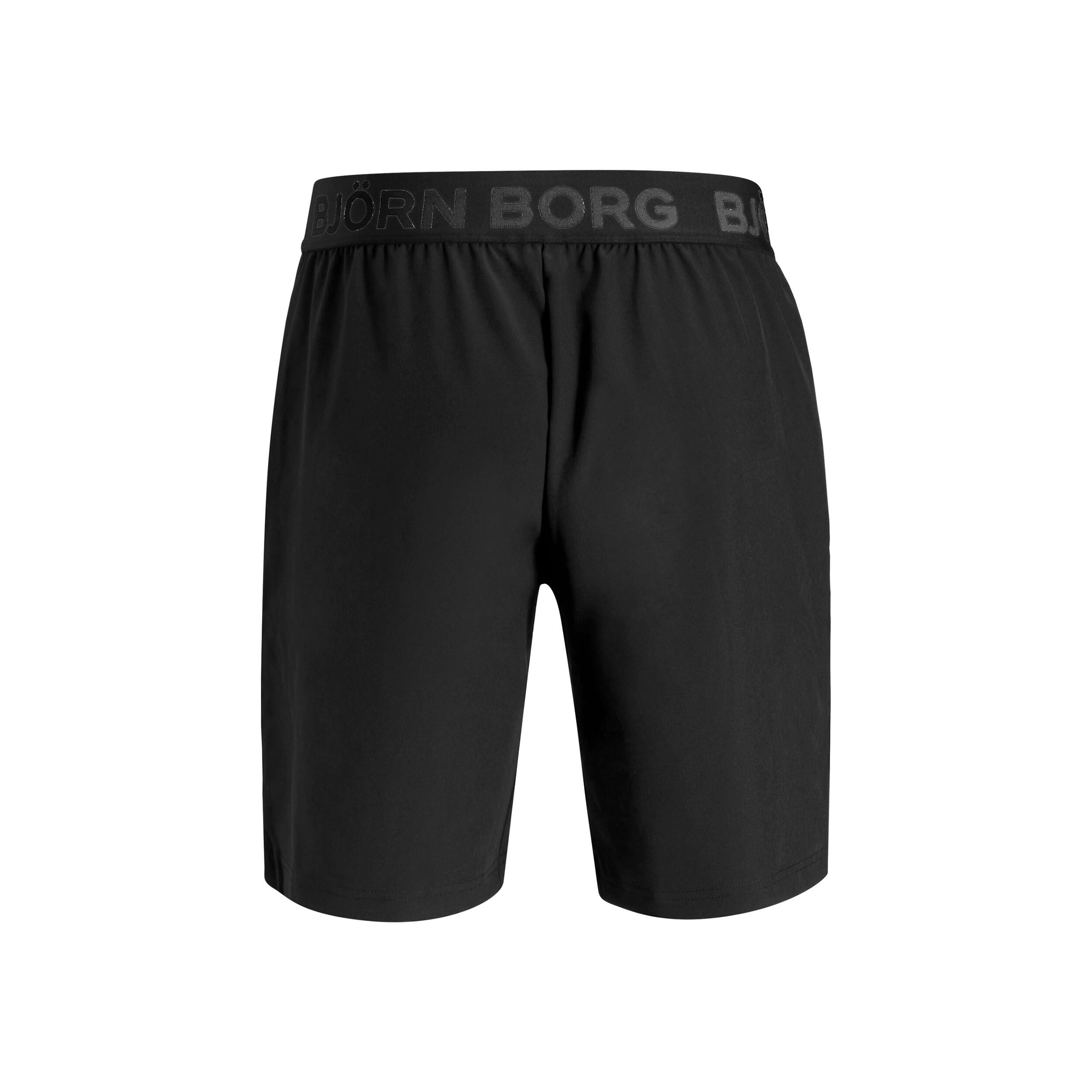 Borg Shorts Herren Schwarz WeiB