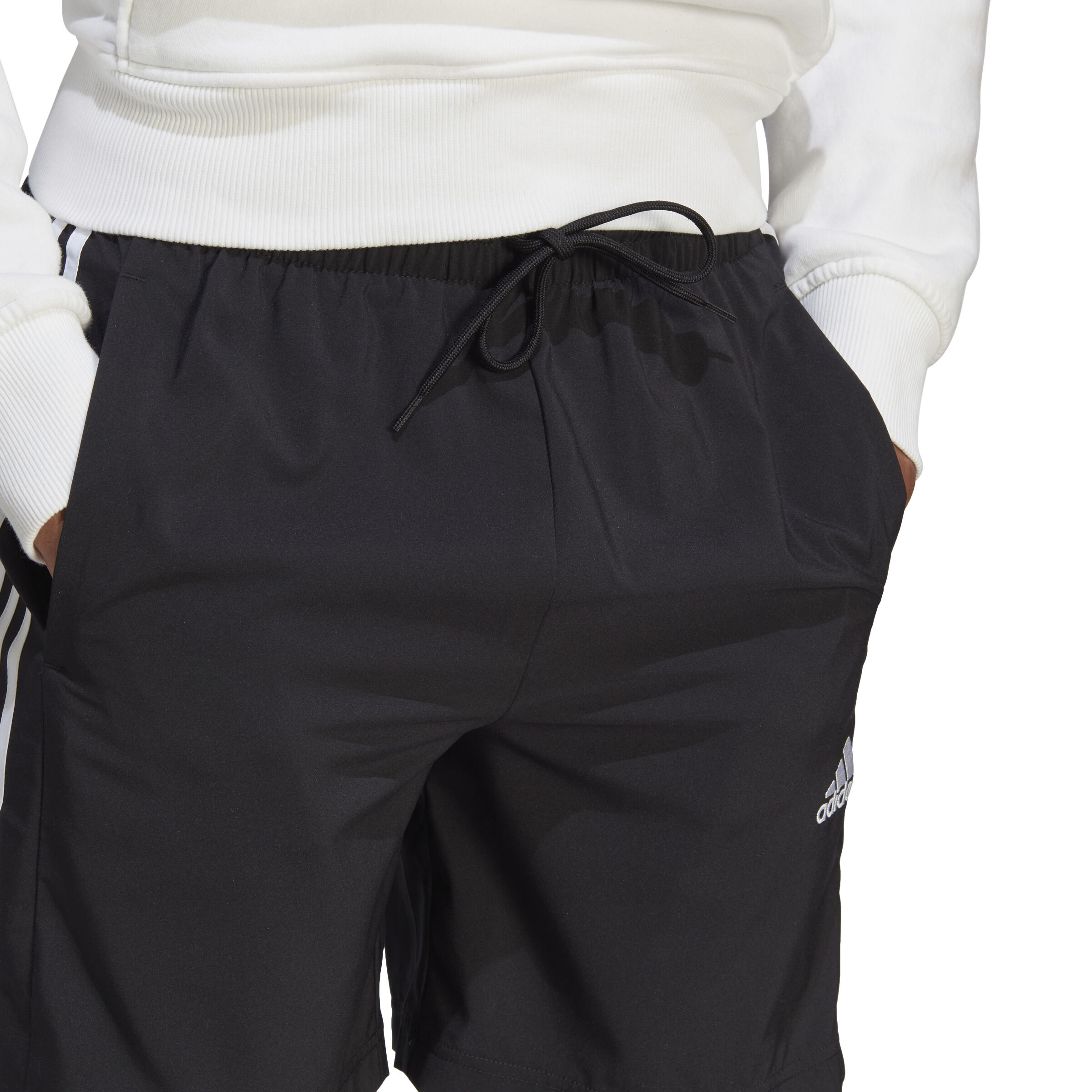 adidas Essentials AEROREADY Chelsea 3 Stripes Shorts Herren Schwarz WeiB online kaufen Tennis Point DE
