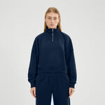 Ellesse Bekleidung Ellesse Carrera 1/4 Zip Longsleeve Damen - dunkelblau, 