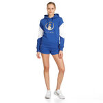 Quiet Please Bekleidung Quiet Please Retro Stripe Hoody Damen-Blau,Mehrfarbig