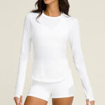 Wilson Longsleeve Wilson W All Day Long Sleeve Longsleeve -weiß