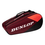 Dunlop Dunlop Performance CX Club Schl&auml;gertasche 10er-Schwarz,Rot