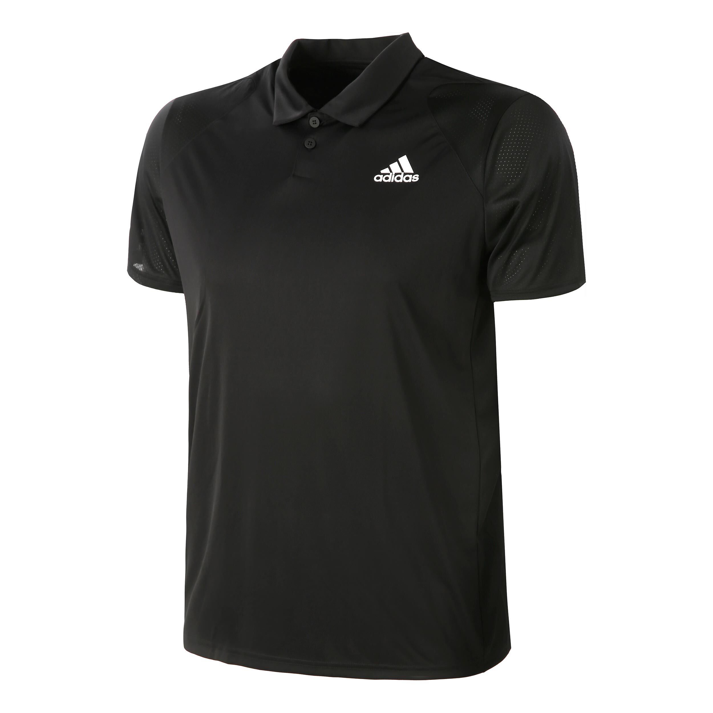 adidas Club 3 Stripes Polo Herren Schwarz WeiB online kaufen Tennis Point DE