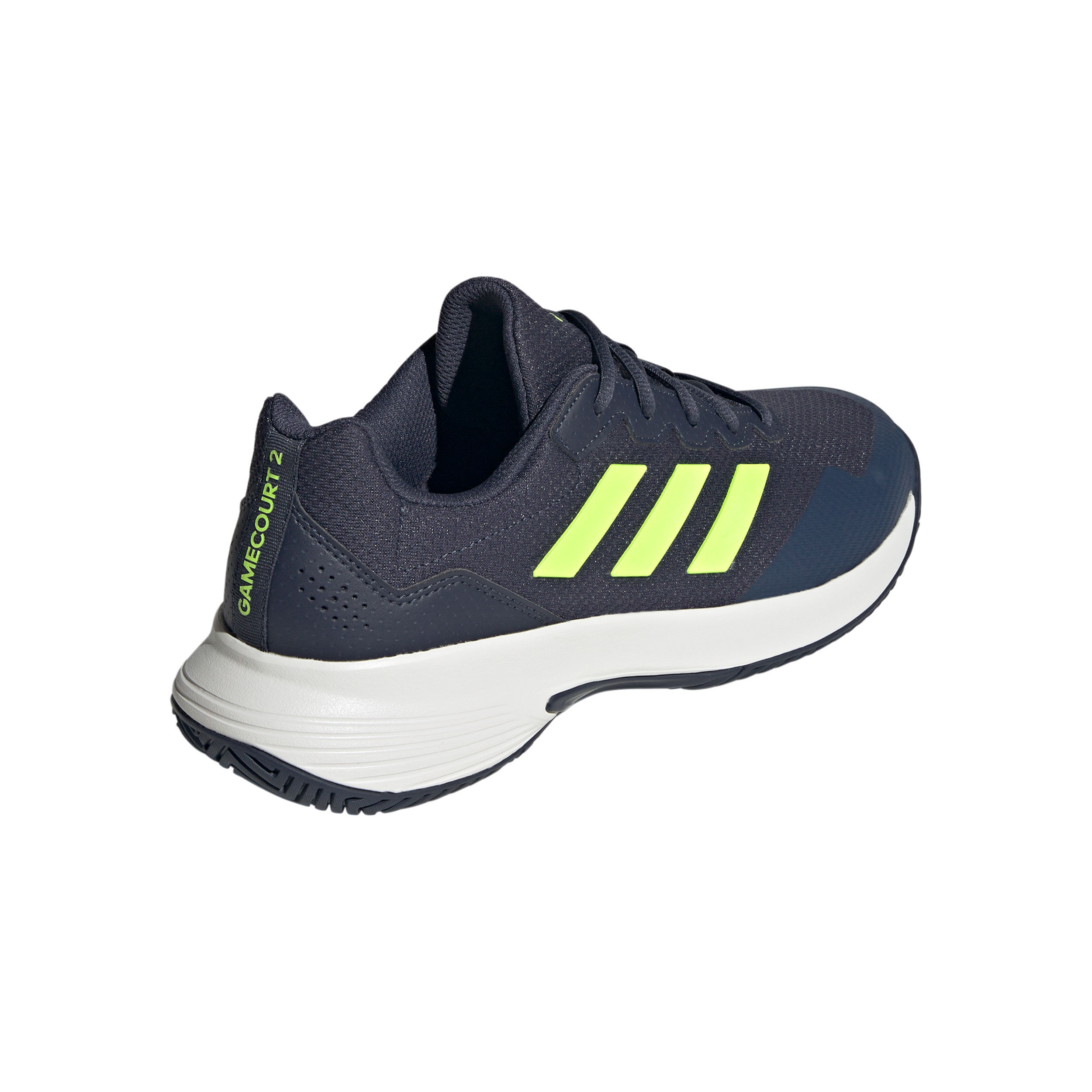 GameCourt 2 Allcourtschuh Herren Dunkelblau Neongrun