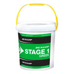 Dunlop Tennisbälle Dunlop Mini Tennis Stage 1 Green  60er Eimer 