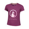 Baseline Logo T-Shirt M&auml;dchen-Berry,Pink